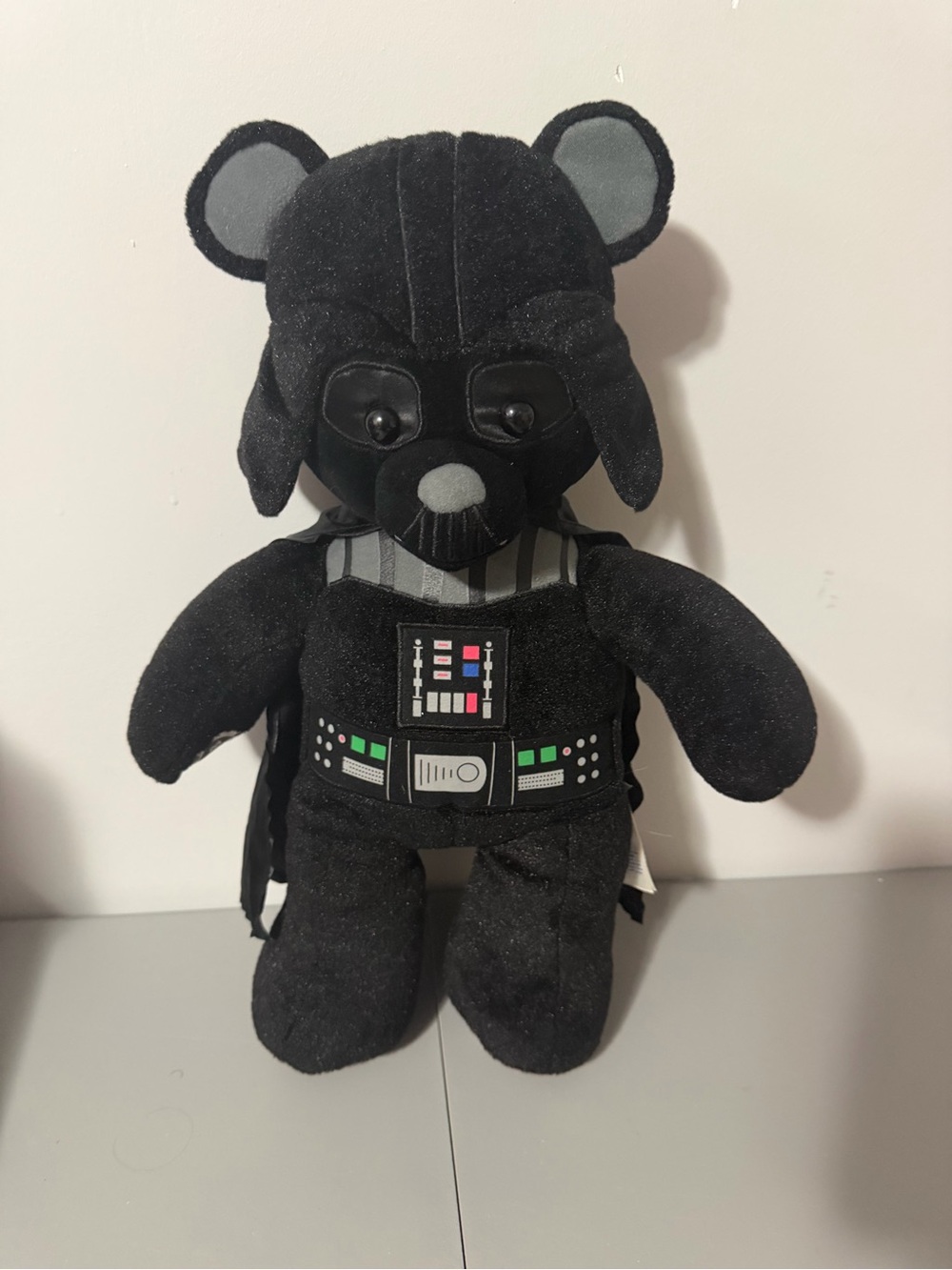 Build-A-Bear Workshop Star Wars Darth Vader Plush Teddy Bear 18" Cape 2016